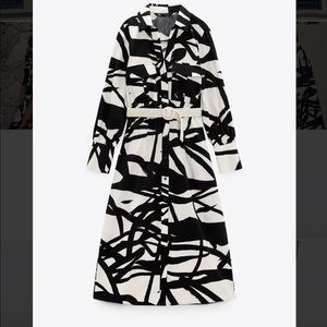 ZARA Shirt Dress Size L